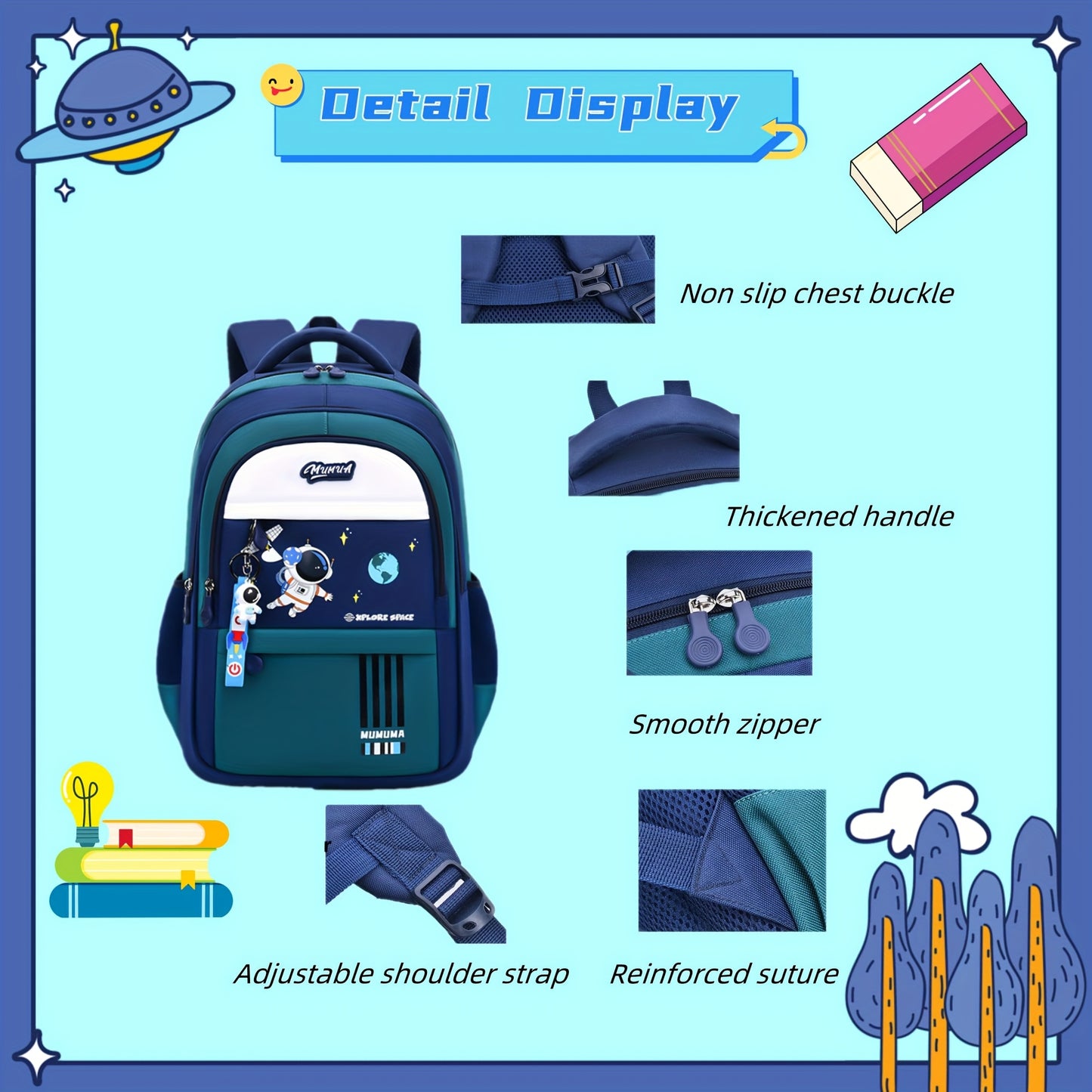 New Space-Themed Backpack