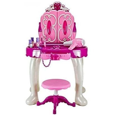 Pink dressing table for girls