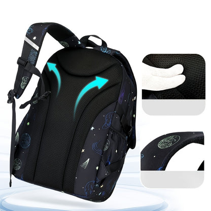 Galaxy Explorer Kids School Backpack