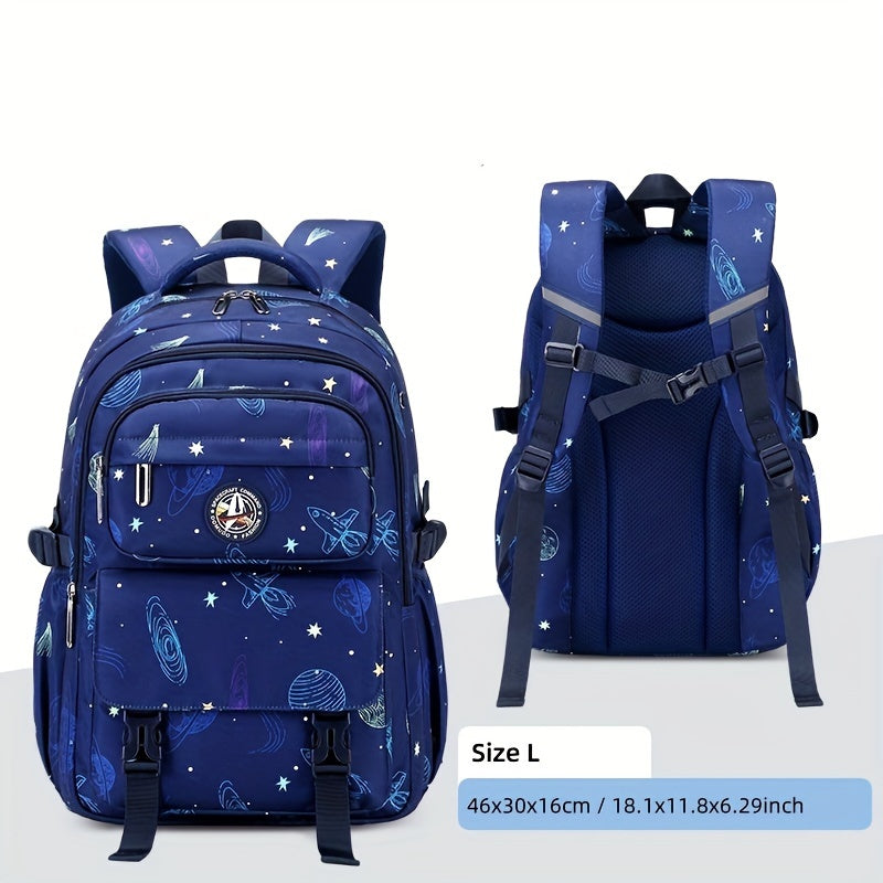 Galaxy Explorer Kids School Backpack