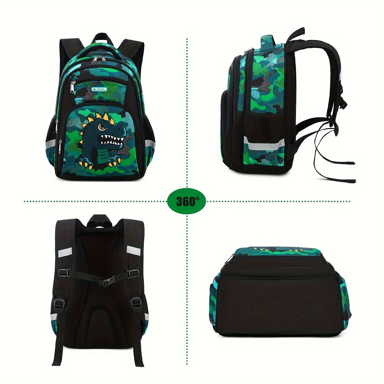 Children's Backpack with Multiple Compartments