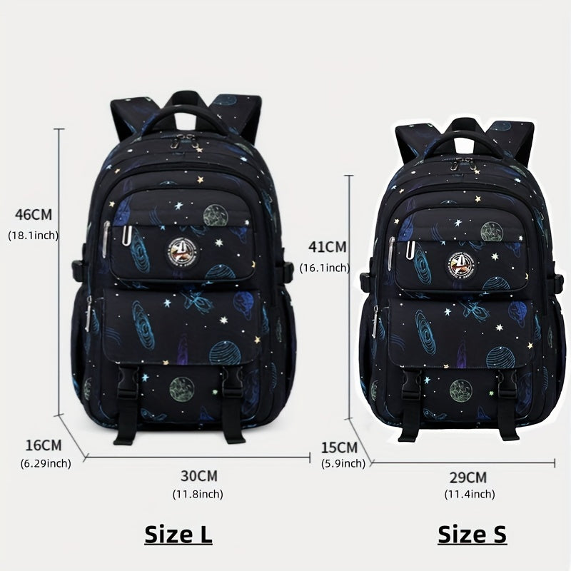 Galaxy Explorer Kids School Backpack
