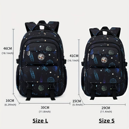 Galaxy Explorer Kids School Backpack