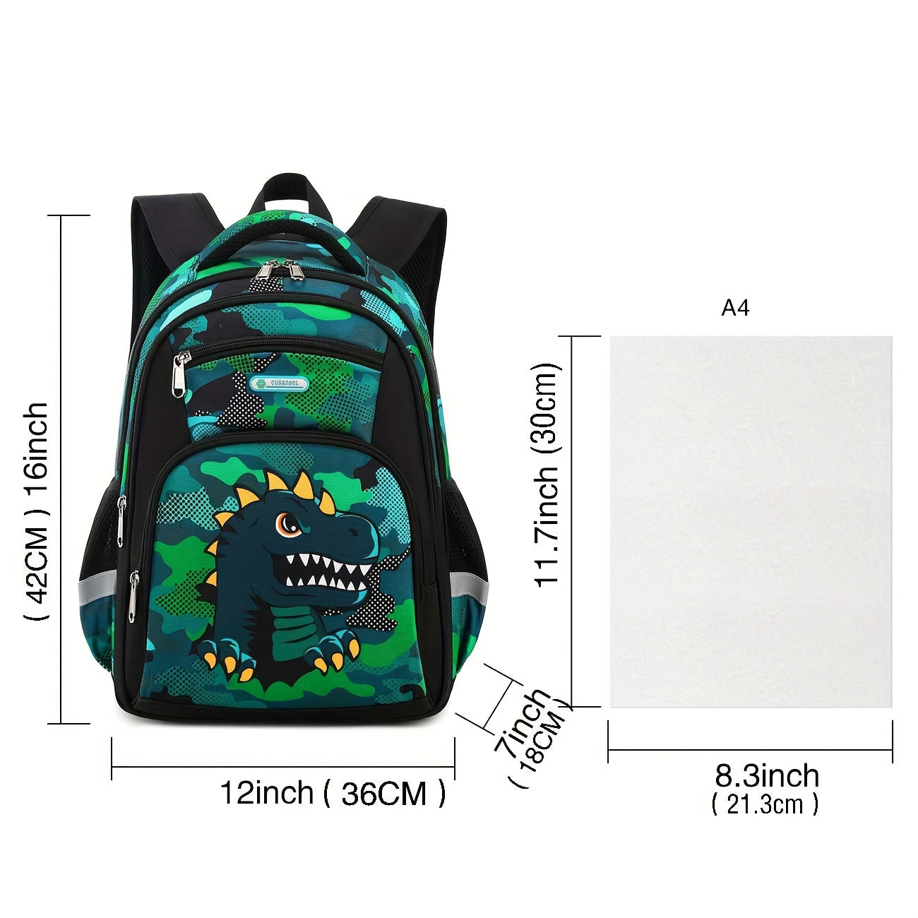 Children's Backpack with Multiple Compartments