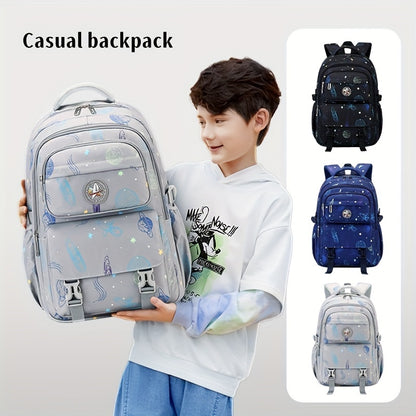 Galaxy Explorer Kids School Backpack