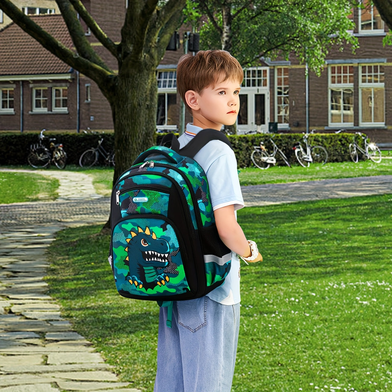 Children's Backpack with Multiple Compartments