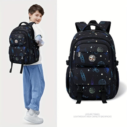 Galaxy Explorer Kids School Backpack