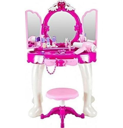 Pink dressing table for girls