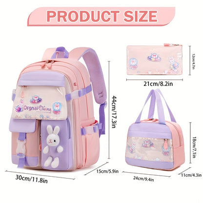 Cute Bunny School Bag